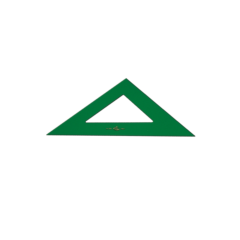 Équerre technique Faber-Castell 32 cm - Sans graduation - Vert transparent