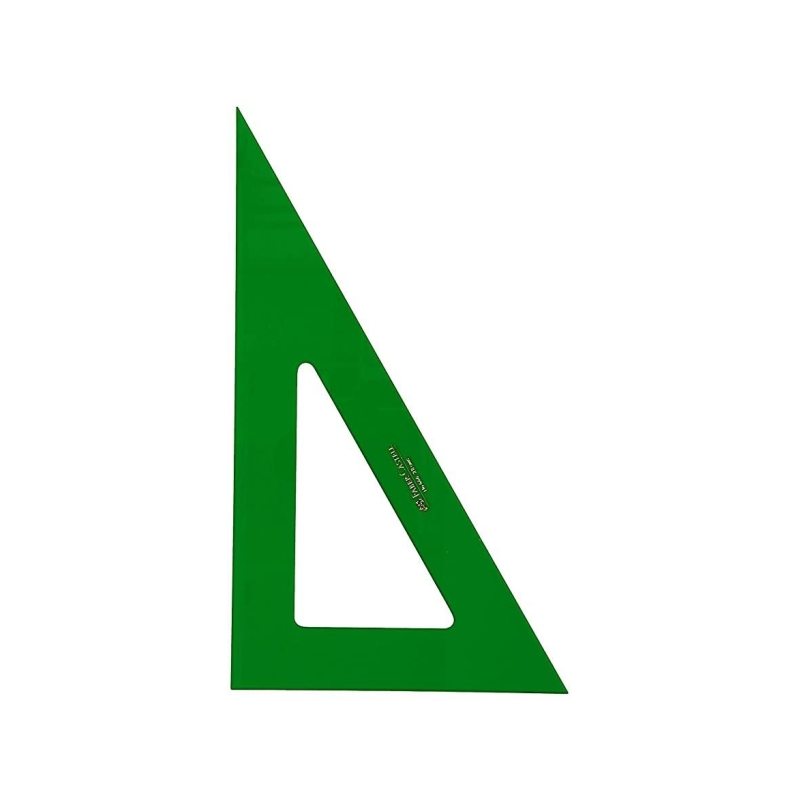 Papier à en-tête technique Faber-Castell 16 cm - Sans graduations - Vert transparent