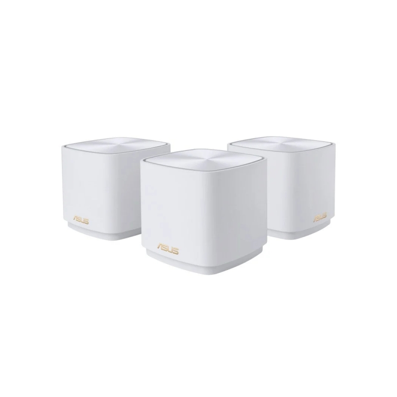 Asus ZenWiFi XD4 Plus Pack de 3 systèmes WiFi Mesh AX1800 - Blanc