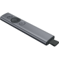 Présentateur sans fil Logitech Spotlight - Rayon d'action de 30 m - Vibration - Couleur acier
