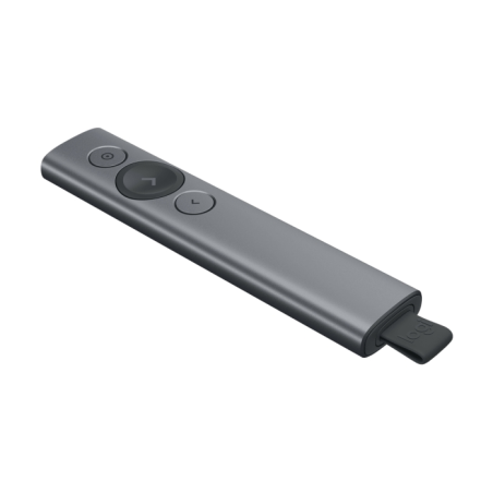 Présentateur sans fil Logitech Spotlight - Portée de 30 m - Charge rapide