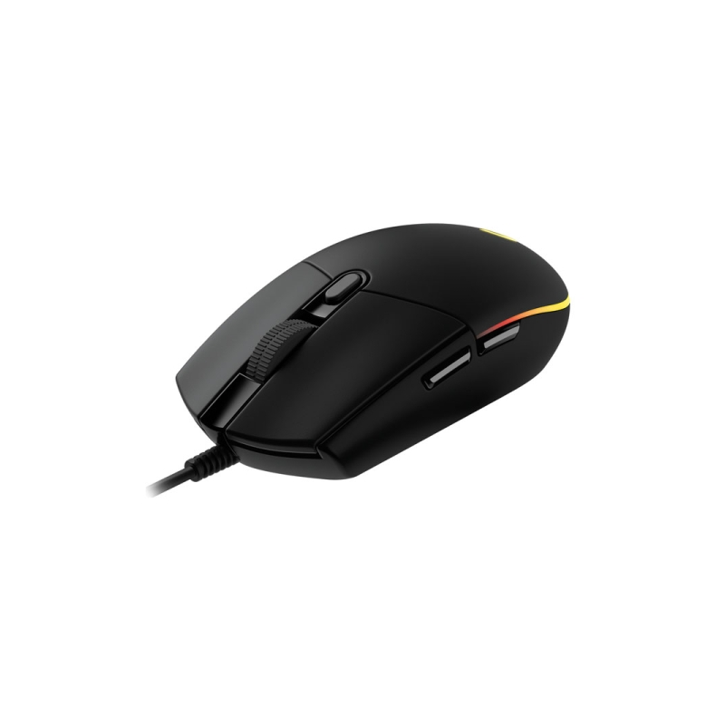 Souris gaming USB Logitech G102 Lightsync - Capteur optique 8000 DPI - 16,8 millions de couleurs RGB Lightsync - 6 boutons progr