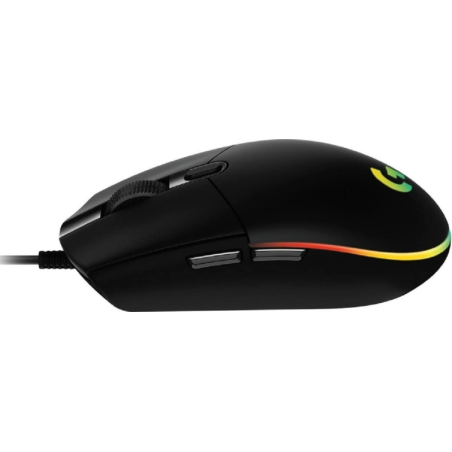 Souris gaming USB Logitech G102 Lightsync - Capteur optique 8000 DPI - 16,8 millions de couleurs RGB Lightsync - 6 boutons progr