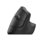 Logitech Souris Verticale Noir/Gris