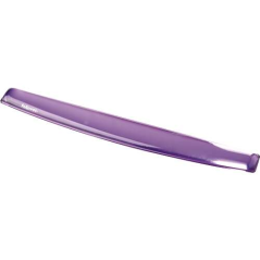 Repose-poignet pour clavier en gel flexible Crystal de Fellowes - Résistant aux taches - Violet