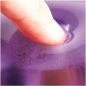 Repose-poignet pour clavier en gel flexible Crystal de Fellowes - Résistant aux taches - Violet