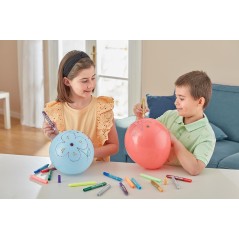 Pack de 5 Tubes de Colle Pailletée Imedio "Glow in the Dark" 10 ml - Brille dans le Noir - Pour Différents Matériaux - Tube