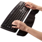 Repose-poignet pour clavier en mousse Fellowes - Conçu pour prévenir les douleurs au poignet - Couleur noire