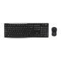 Pack clavier multimédia sans fil USB Logitech MK270 + souris (français, 1000 dpi, 3 boutons, ambidextre)