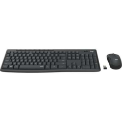 Pack Clavier + Souris Sans Fil Logitech MK295 1000dpi 3 Boutons - Touches et Boutons Silencieux - Utilisation Ambidextre - Coule