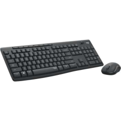Pack Clavier + Souris Sans Fil Logitech MK295 1000dpi 3 Boutons - Touches et Boutons Silencieux - Utilisation Ambidextre - Coule