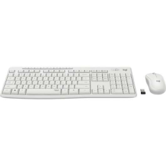 Pack Clavier + Souris Sans Fil Logitech MK295 1000dpi 3 Boutons - Touches et Boutons Silencieux - Utilisation Ambidextre - Coule