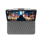 Étui clavier Logitech Slim Folio pour iPad (10e génération et A16) - Jusqu'à 3 ans d'autonomie - Tissu résistant à l'eau - Graph