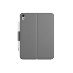Étui clavier Logitech Slim Folio pour iPad (10e génération et A16) - Jusqu'à 3 ans d'autonomie - Tissu résistant à l'eau - Graph
