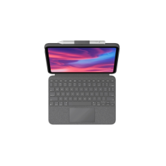 Étui clavier sans fil rétroéclairé Logitech Combo Touch pour iPad (10e et A16e génération) - Pavé tactile - Saisie, visualisatio