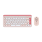 Logitech Pop Icon Combo Pack Clavier + Souris Multimédia Sans Fil - Bluetooth - Clavier Autonomie 36 Mois - Souris 24 Mois - Ros