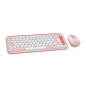 Logitech Pop Icon Combo Pack Clavier + Souris Multimédia Sans Fil - Bluetooth - Clavier Autonomie 36 Mois - Souris 24 Mois - Ros