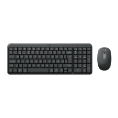 Pack combiné sans fil Bluetooth compact Logitech MK250 sans fil + souris - Utilisation ambidextre - Voyants LED - Couleur noire