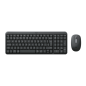 Pack combiné sans fil Bluetooth compact Logitech MK250 sans fil + souris - Utilisation ambidextre - Voyants LED - Couleur noire