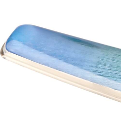 Fellowes Photo Gel Repose-poignet pour clavier – Soulage les points de pression – Base antidérapante – Motif plage tropicale