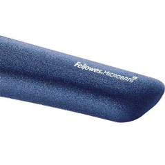 Fellowes PlushTouch Clavier Repose Poignet Foam Fusion - Protection Antibactérienne - Matériau Extra Doux - Base Antidérapante -