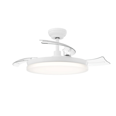 Philips Tynl Retractable Fan Ceiling Ventilador de Techo con Luz LED Hasta 5500K - Aspas Retractiles - 35W Ventilador + 28W Luz