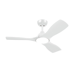 Philips Olas Fan Ceiling Ventilador de Techo con Luz LED Hasta 6500K - Aspas Fijas - 30W Ventilador + 24W Luz - Mando a Distanci