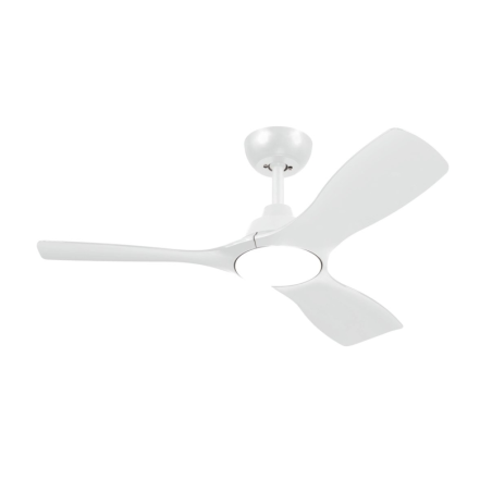 Philips Olas Fan Ceiling Ventilador de Techo con Luz LED Hasta 6500K - Aspas Fijas - 30W Ventilador + 24W Luz - Mando a Distanci