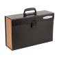 Mallette de classement résistante Bankers Box - 19 sections pour documents - Fermeture de sécurité avec clic - Structure laminée
