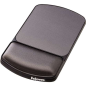 Tapis de souris Fellowes Premium avec repose-poignet en gel réglable - Angle et hauteur réglables - Surface en polyester - Coule