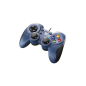 Manette de jeu USB Logitech F310 - 10 boutons programmables - Câble de 1,80 m - Bleu