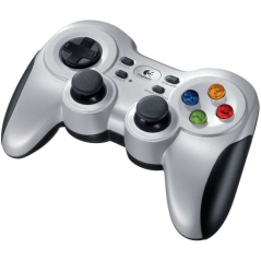 Logitech F710 USB Wireless Controller/Gamepad - Pour PC - 12 Boutons - Couleur Argent/Noir