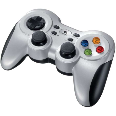 Logitech F710 USB Wireless Controller/Gamepad - Pour PC - 12 Boutons - Couleur Argent/Noir