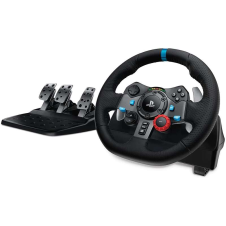 Ensemble volant et pédales Logitech G29 Driving Force Compatible avec PS3, PS4, PS5 et PC - Rotation à 900º - Effet de retour de