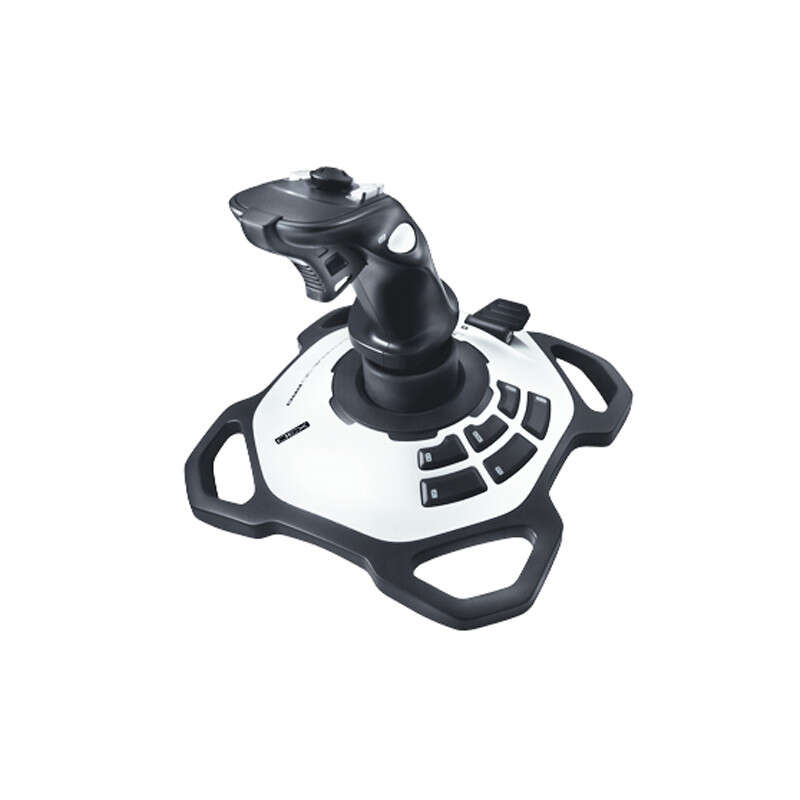 Joystick Logitech Extreme 3D Pro USB - 12 Boutons Programmables - Déclenchement Rapide - Ergonomique - Base Solide et Stable - C