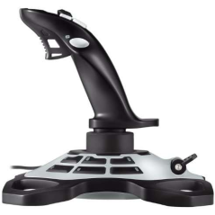 Joystick Logitech Extreme 3D Pro USB - 12 Boutons Programmables - Déclenchement Rapide - Ergonomique - Base Solide et Stable - C