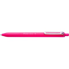stylo bille rose Pentel clip