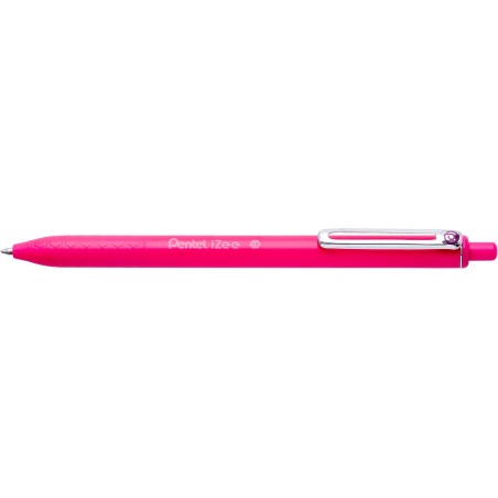 stylo bille rose Pentel clip