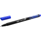 LOT de 12 Bic Intensity Marqueur à pointe fine 0,8 mm - Ligne 0,4 mm - Encre à base d'eau - Couleur Bleu