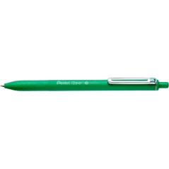 stylo bille vert Pentel clip