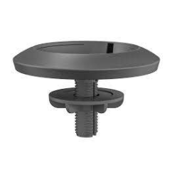 Support de base pour microphone Logitech Rally - Tables de 20 à 50 mm d'épaisseur - Convient aux plafonds - Couleur gris foncé