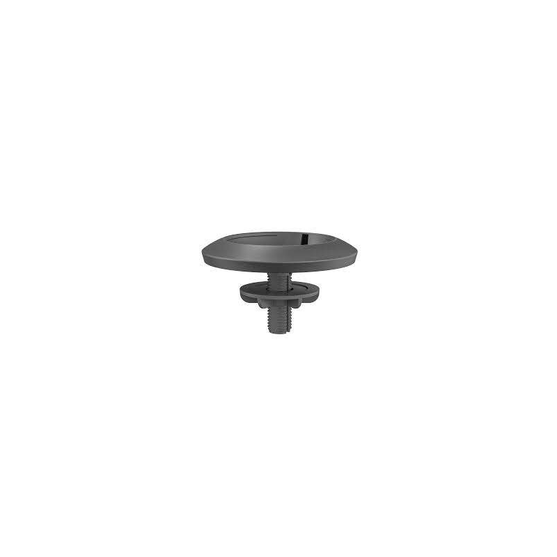 Support de base pour microphone Logitech Rally - Tables de 20 à 50 mm d'épaisseur - Convient aux plafonds - Couleur gris foncé