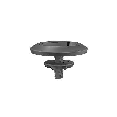 Support de base pour microphone Logitech Rally - Tables de 20 à 50 mm d'épaisseur - Convient aux plafonds - Couleur gris foncé