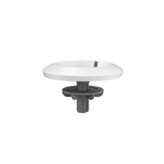 Support de base pour microphone Logitech Rally - Tables de 20 à 50 mm d'épaisseur - Convient aux plafonds - Couleur blanche
