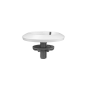 Support de base pour microphone Logitech Rally - Tables de 20 à 50 mm d'épaisseur - Convient aux plafonds - Couleur blanche