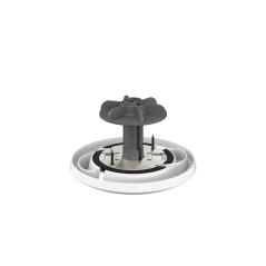 Support de base pour microphone Logitech Rally - Tables de 20 à 50 mm d'épaisseur - Convient aux plafonds - Couleur blanche
