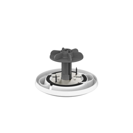 Support de base pour microphone Logitech Rally - Tables de 20 à 50 mm d'épaisseur - Convient aux plafonds - Couleur blanche