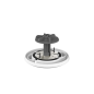 Support de base pour microphone Logitech Rally - Tables de 20 à 50 mm d'épaisseur - Convient aux plafonds - Couleur blanche