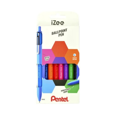 Stylos Pentel iZee grip colorés