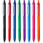 Stylos bille rétractables Pentel iZee 0,7 mm assortis x8